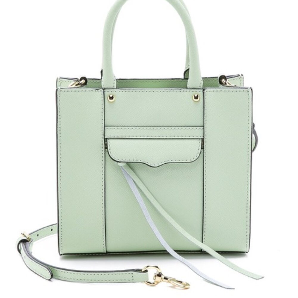 Rebecca Minkoff Mini MAB Tote - Light Turqoise